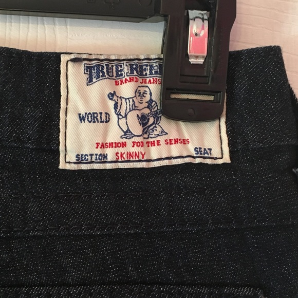 NWT {TRUE RELIGION} Skinny Flaps Jeans 28 - Picture 5 of 8